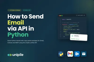 How to Send Email via API in Python (Quick Tutorial)