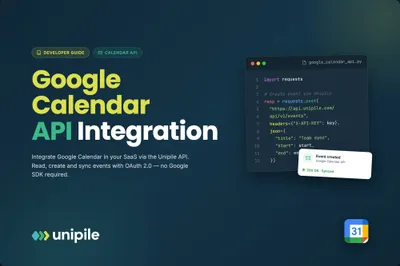 Guide to Google Calendar API Integration