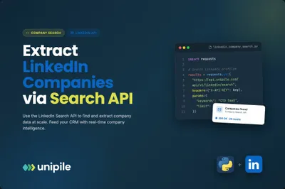 Using LinkedIn API to Extract Search Companies