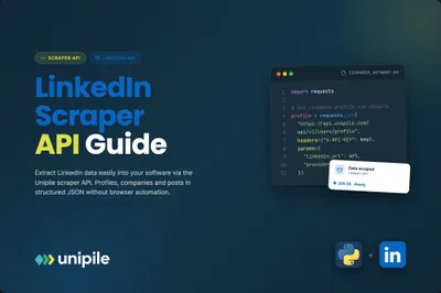 LinkedIn Scraper API: Extract LinkedIn Data Easily into Software