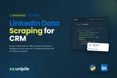 LinkedIn Data Scraping for CRM, Software, and Business Insights