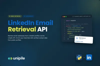 How to Get an Email from a LinkedIn Profile via API (2026 Guide)