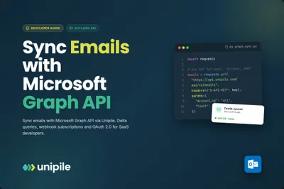 Syncing Emails with Microsoft Graph API for Software Developers