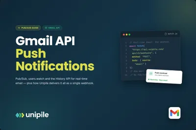 Gmail API Push Notifications: Complete Guide to Pub/Sub, Watch & History (2026)
