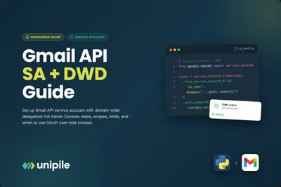 Gmail API Service Account & Domain-Wide Delegation: The 2026 Guide for Developers