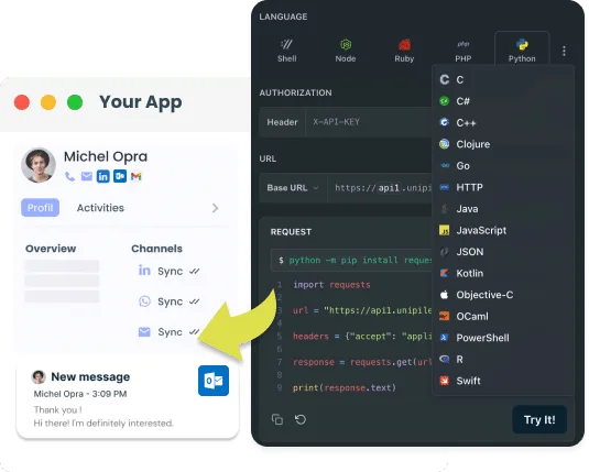 email api integration