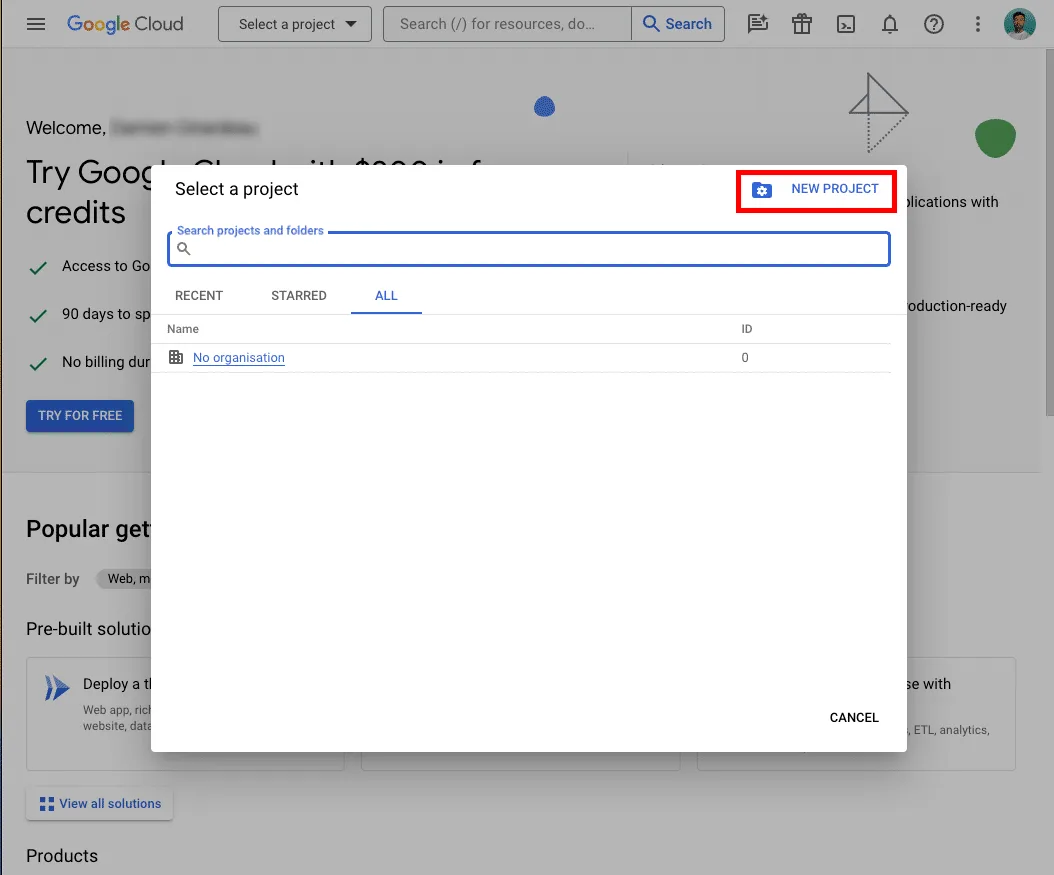 Google Developers Console