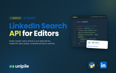 LinkedIn Search API: Amplifying User Value for Editors